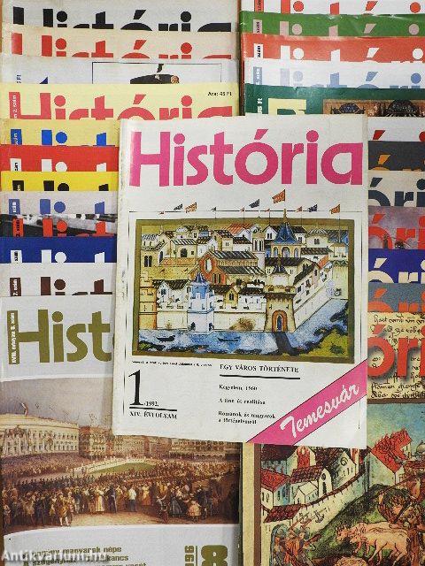 História 1992-1998. (vegyes számok) (30 db)