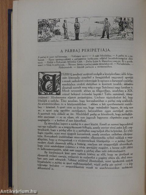 A magyar sport ezer éve III. (töredék)