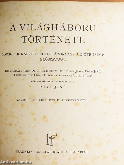 A világháború története