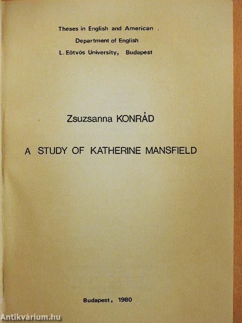 A Study of Katherine Mansfield