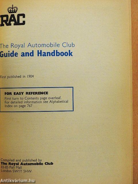 The Royal Automobile Club Guide and Handbook 1974-75