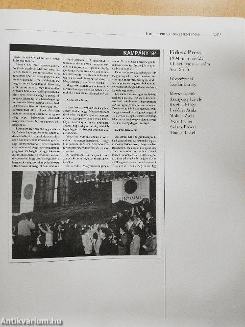 A Nagy Fideszkönyv I. - (H)őskorszak