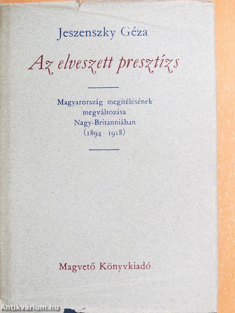 Az elveszett presztízs