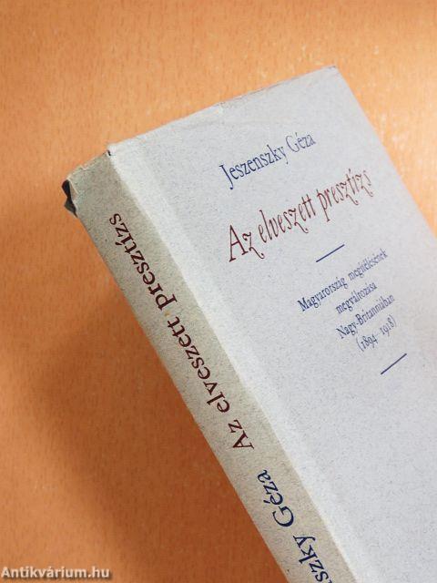 Az elveszett presztízs