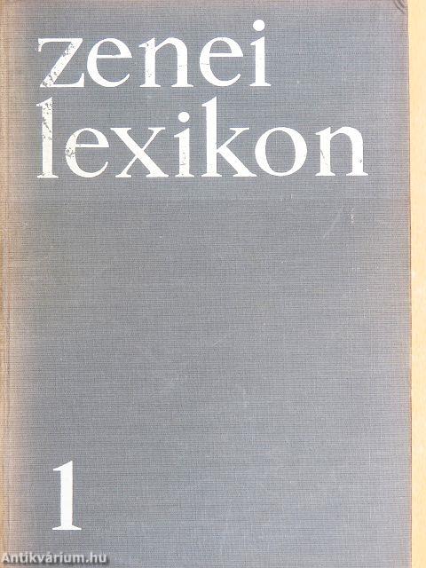 Zenei Lexikon 1-3.