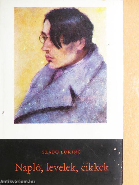 Napló, levelek, cikkek