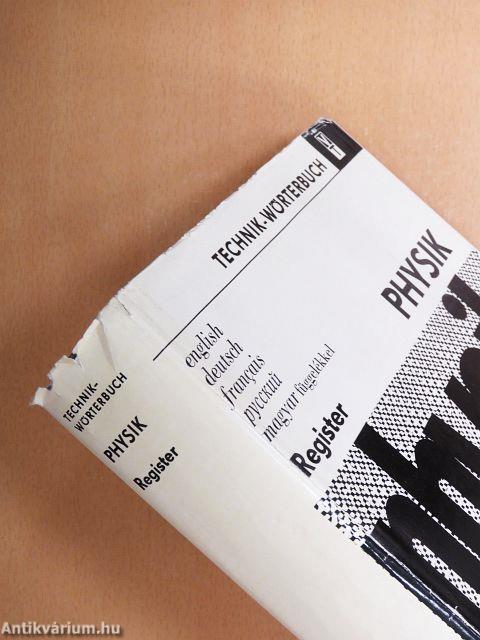 Technik-Wörterbuch Physik I-III./Fizika-Magyar kötet