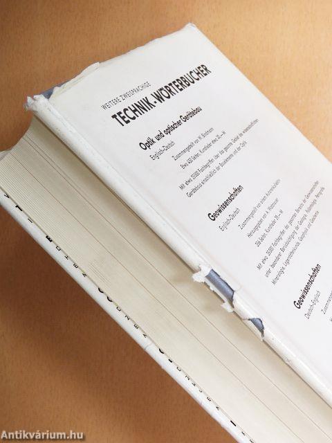 Technik-Wörterbuch Physik I-III./Fizika-Magyar kötet