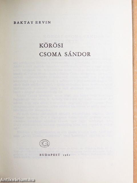 Körösi Csoma Sándor