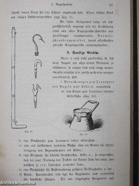 Anleitung zur Angelfischerei (gótbetűs)