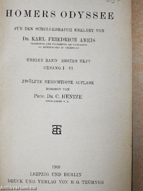 Homers odyssee I.