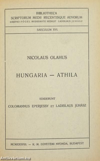 Hungaria - Athila (dedikált példány)