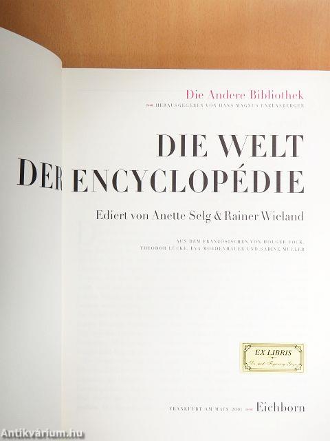Die Welt der Encyclopédie