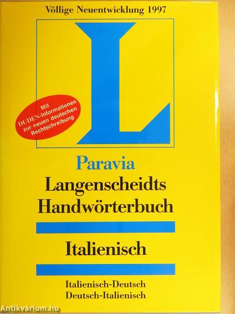 Paravia Langenscheidts Handwörterbuch Italienisch