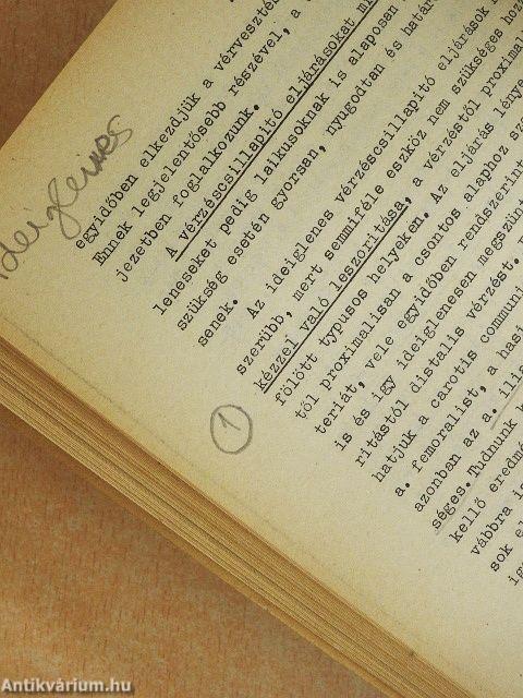 Általános sebészet I-II.