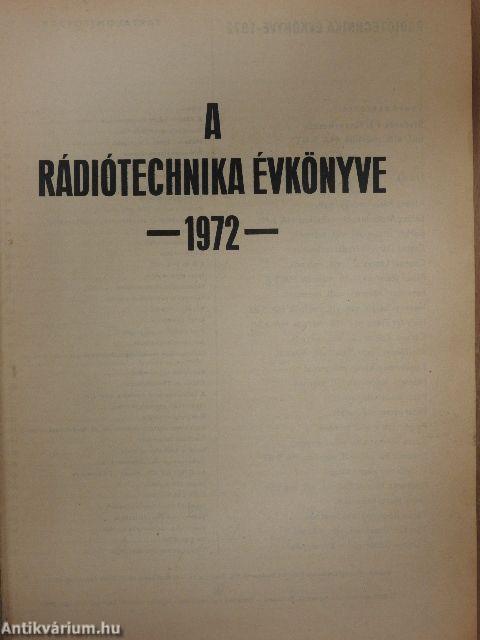 A Rádiótechnika évkönyve 1972