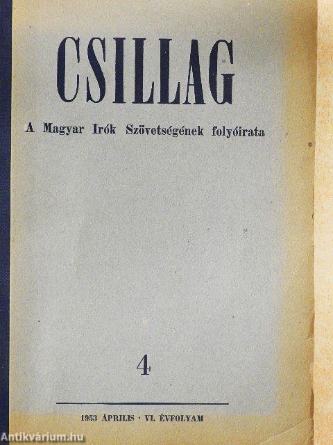 Csillag 1953. április