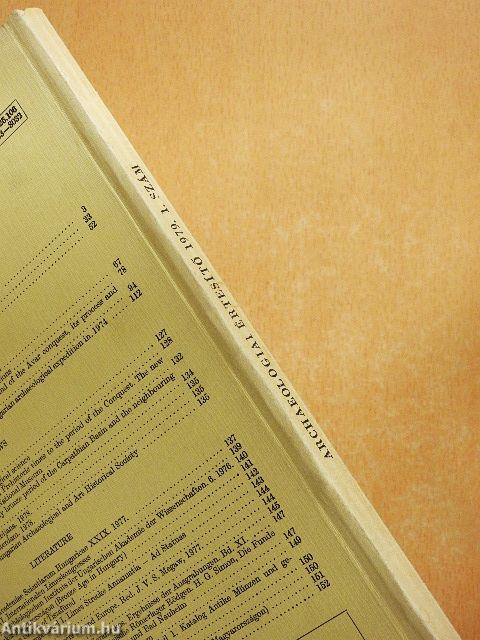 Archaeologiai Értesítő 1979/1.