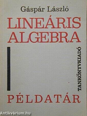 Lineáris algebra példatár
