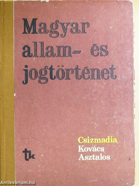 Magyar állam- és jogtörténet
