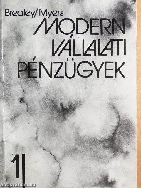 Modern vállalati pénzügyek 1.