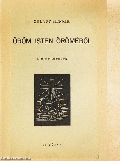 Öröm Isten öröméből