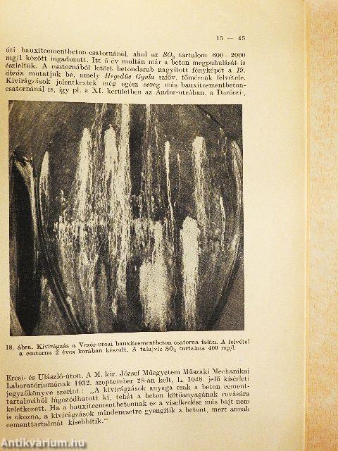 Káros hatások a betonra