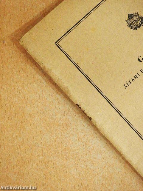 A Gyomai Állami Polgári Fiú- és Leányiskola Évkönyve az 1943-44. tanévről