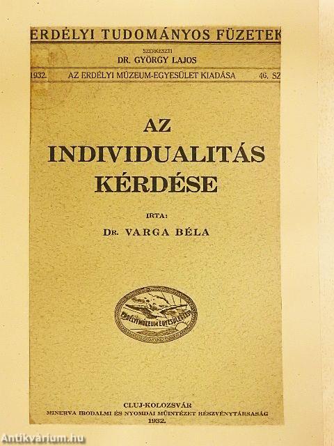 Az individualitás kérdése