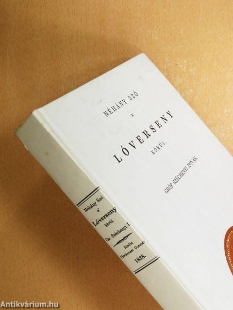 Néhány Szó a' Lóverseny körül