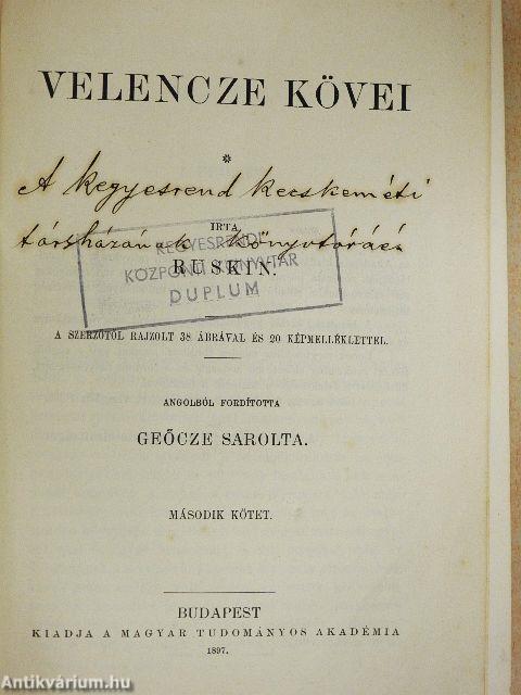 Velencze kövei II. (töredék)