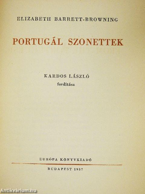 Portugál szonettek