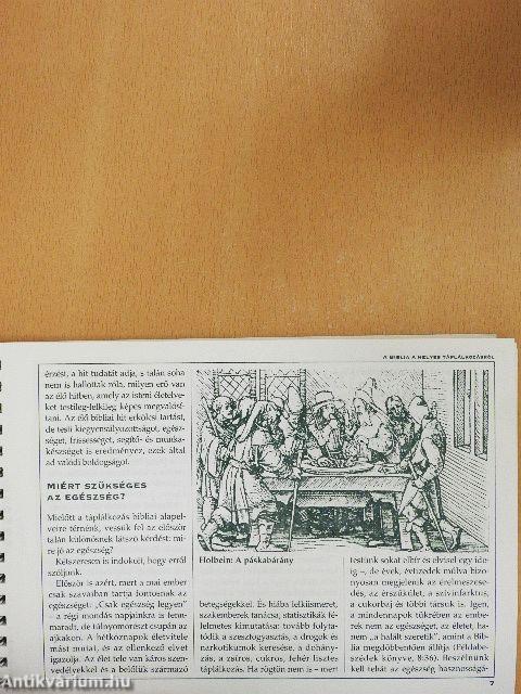 A Biblia a helyes táplálkozásról