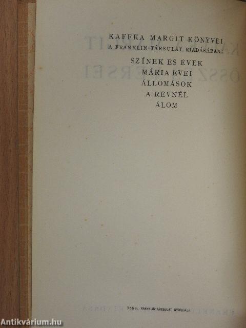 Kaffka Margit összes versei