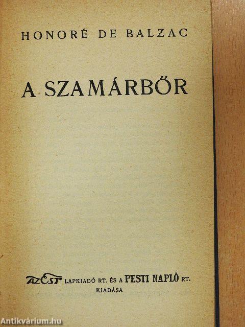 A szamárbőr