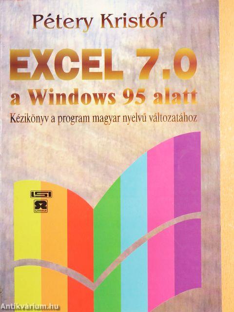 Excel 7.0 a Windows 95 alatt