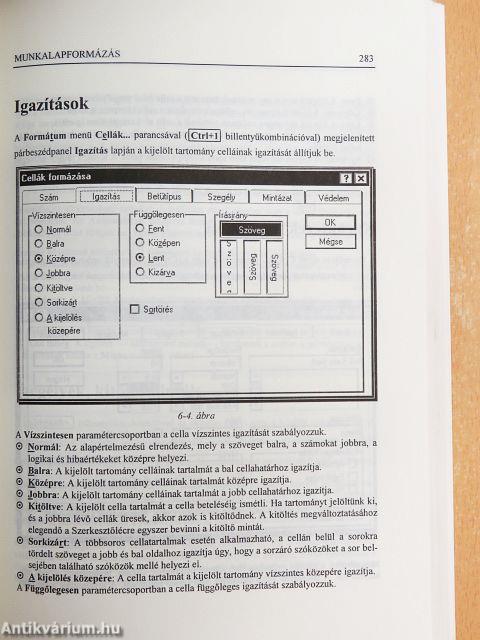 Excel 7.0 a Windows 95 alatt