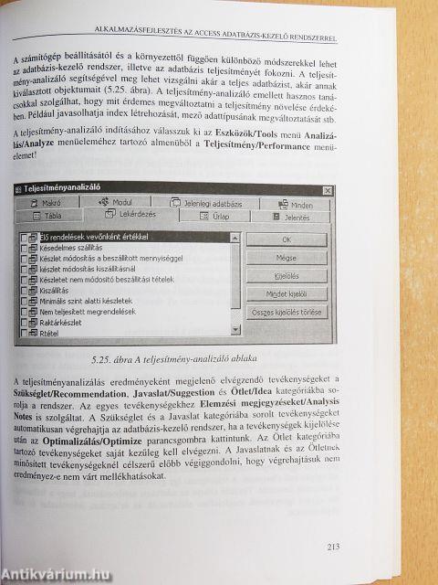 Adatmodellezés/SQL és Access alkalmazás - CD-vel