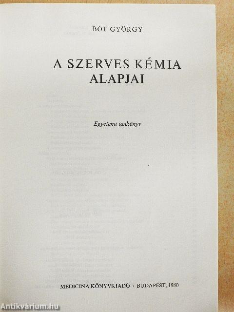 A szerves kémia alapjai