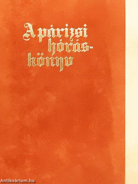 A párizsi hóráskönyv