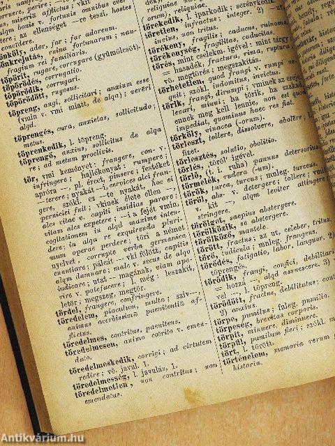 Magyar-latin kézi-szótár