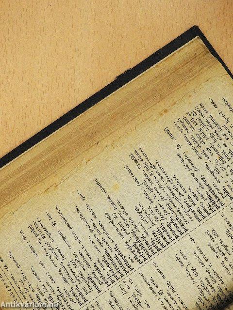 Magyar-latin kézi-szótár