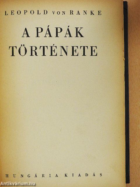 A pápák története I-II.