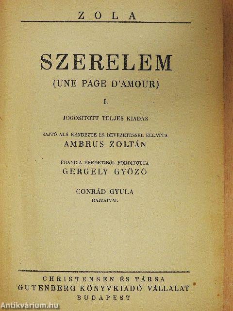 Szerelem I-II.