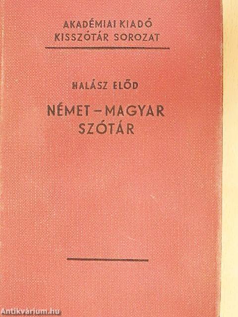 Német-magyar szótár