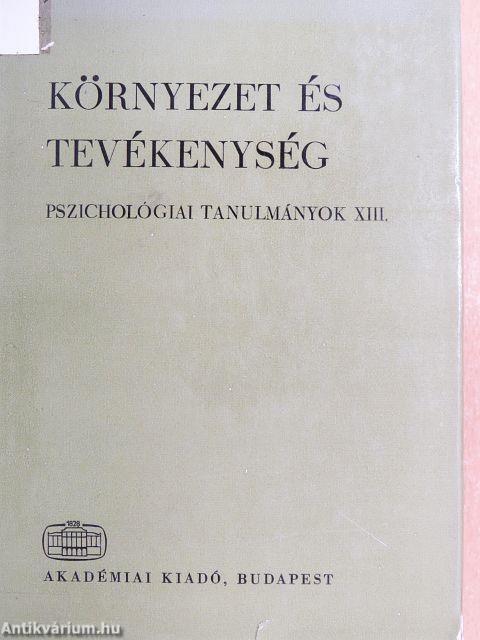 Környezet és tevékenység