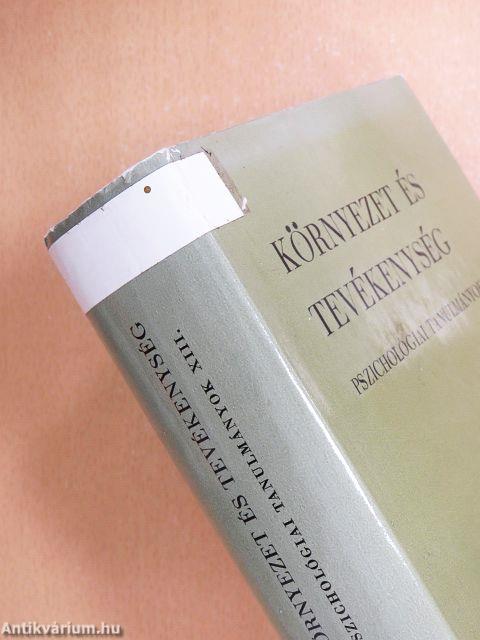 Környezet és tevékenység