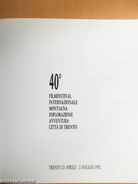 40. Filmfestival Internazionale Montagna Esplorazione Avventura