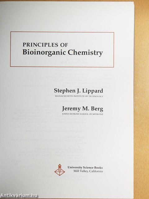 Principles of Bioinorganic Chemistry