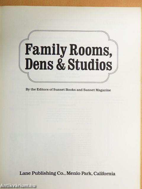 Family Rooms, Dens & Studios